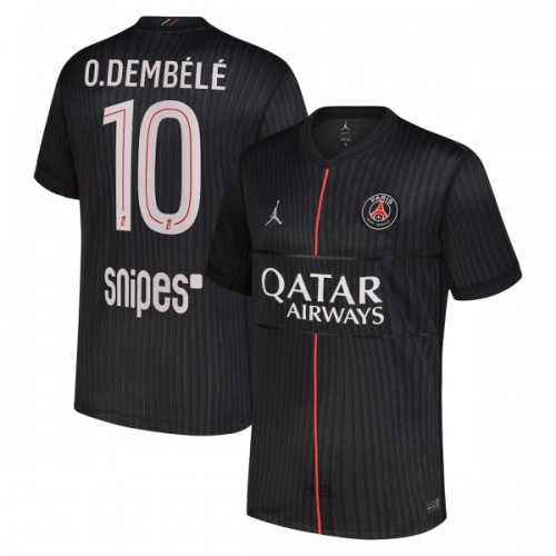 Camisola do Paris Saint-Germain O. Dembele 10 Equipamento 4ª Jordan 2025-26 Camisola do Paris Saint-Germain O. Dembele 10 Equipamento 4ª Jordan 2025-26